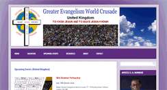 Desktop Screenshot of greaterevangelism.org.uk